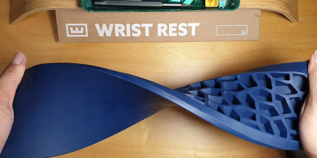 Resting on the Wooting wrist rest thumbnail