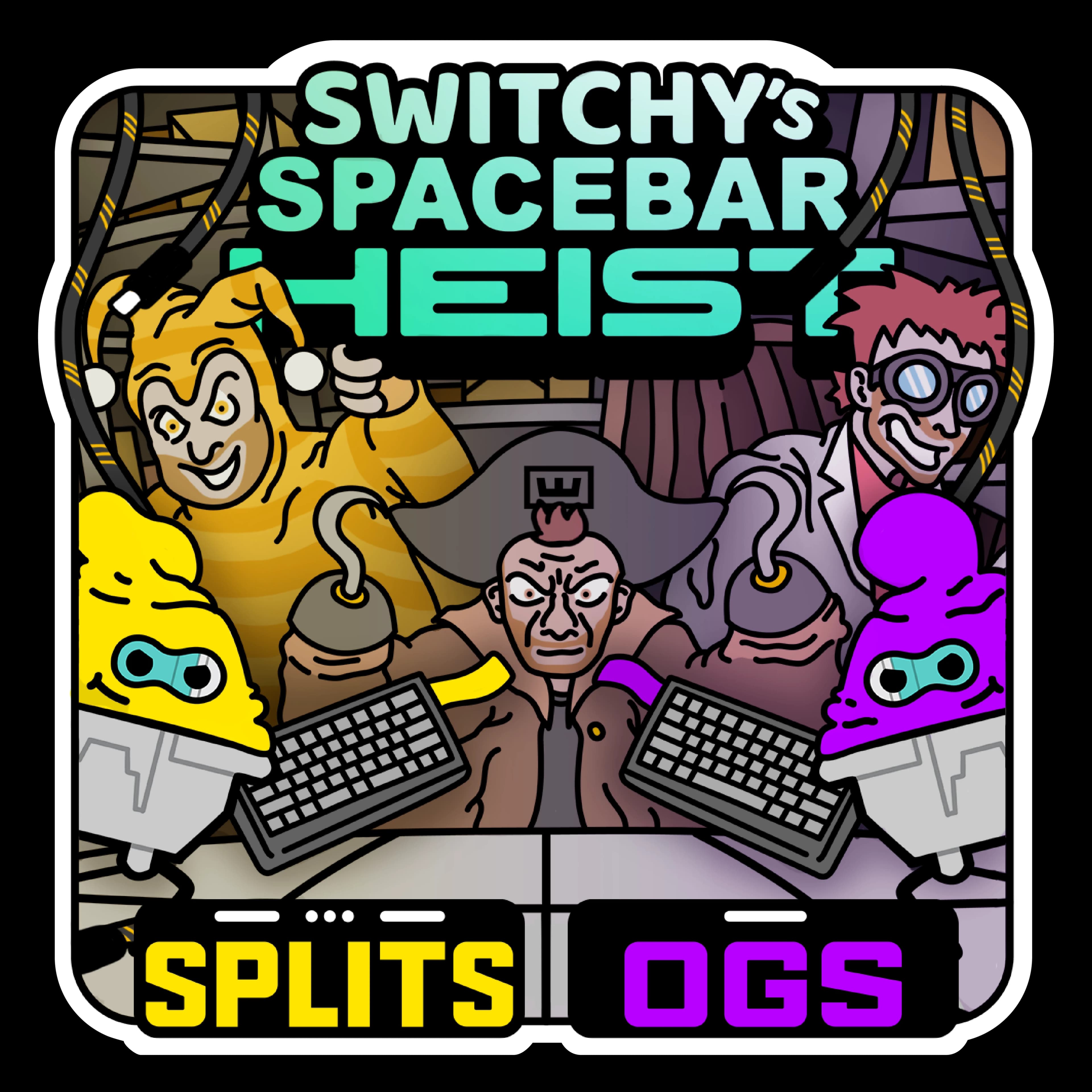 Switchy's Spacebar Heist Logo
