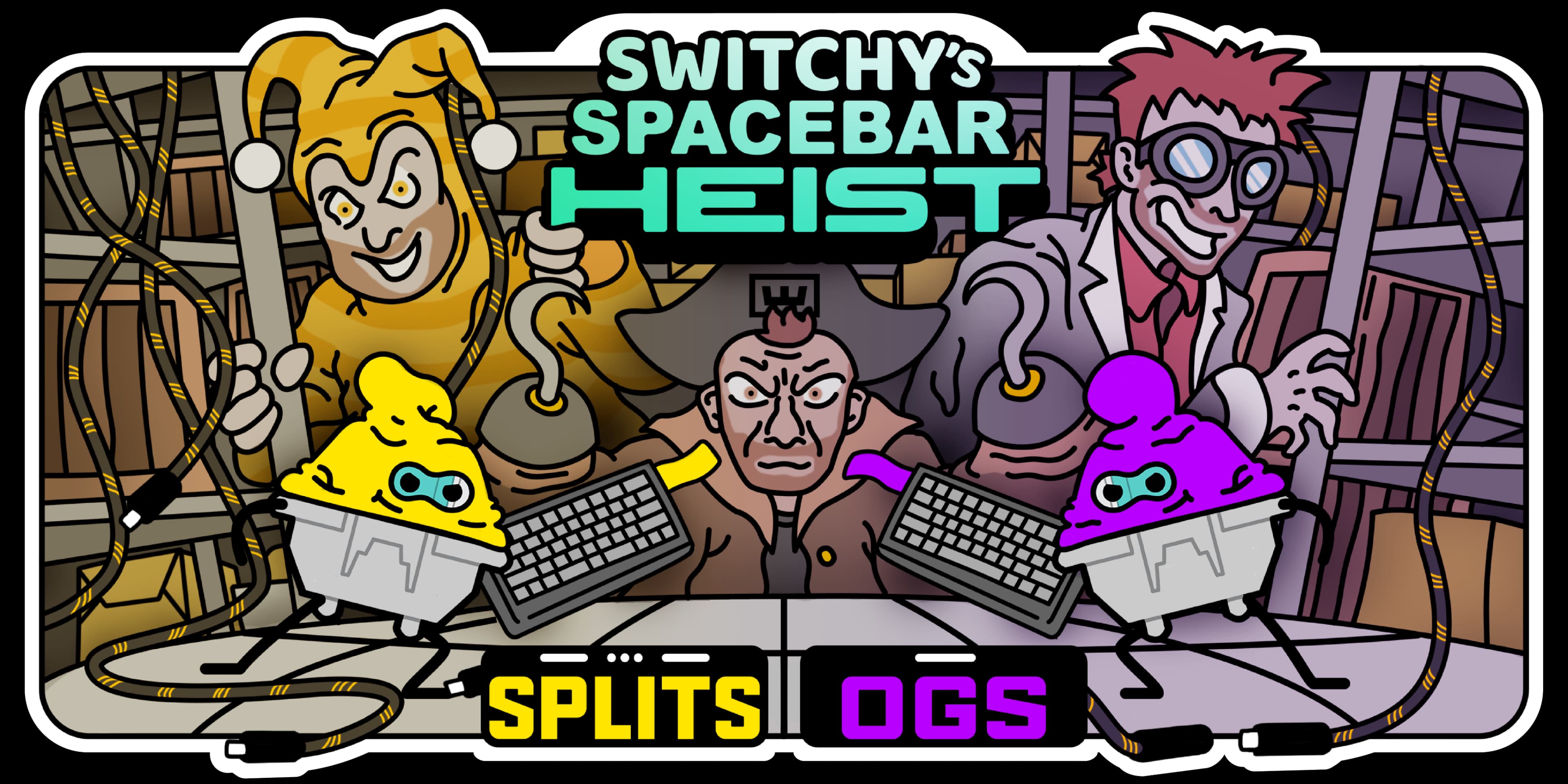 Switchy's Spacebar Heist Logo