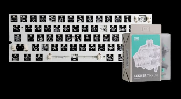 Wooting 60HE+ Module with Lekker Tikken Switches