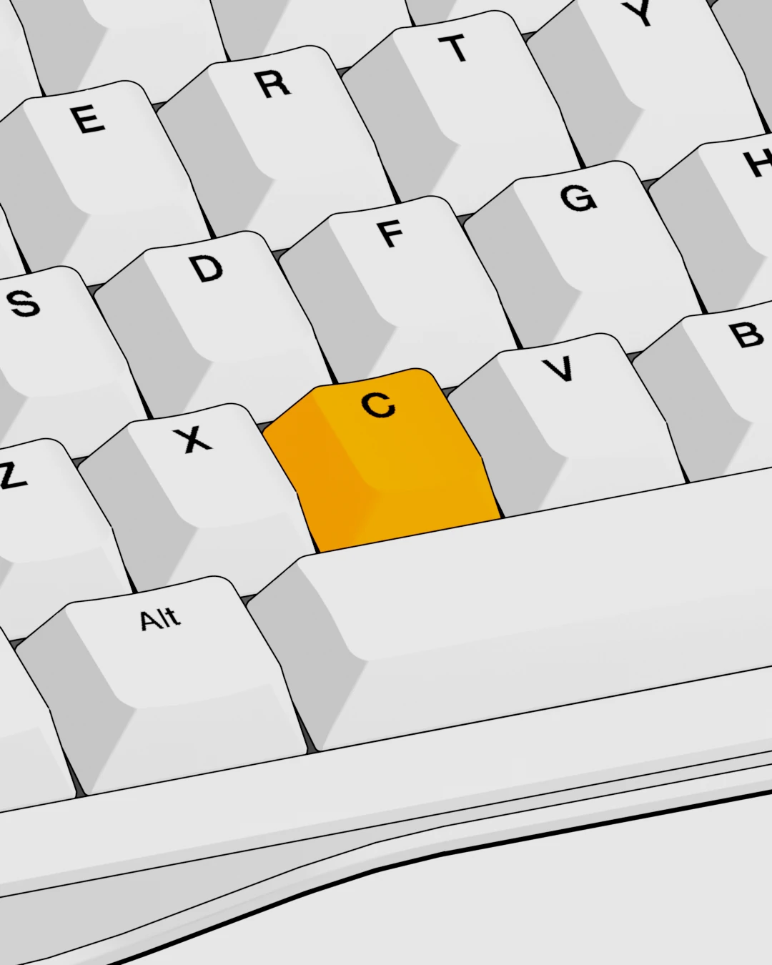 Toggle Key illustration