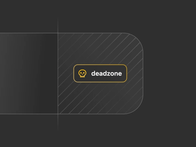 Deadzone visualisation